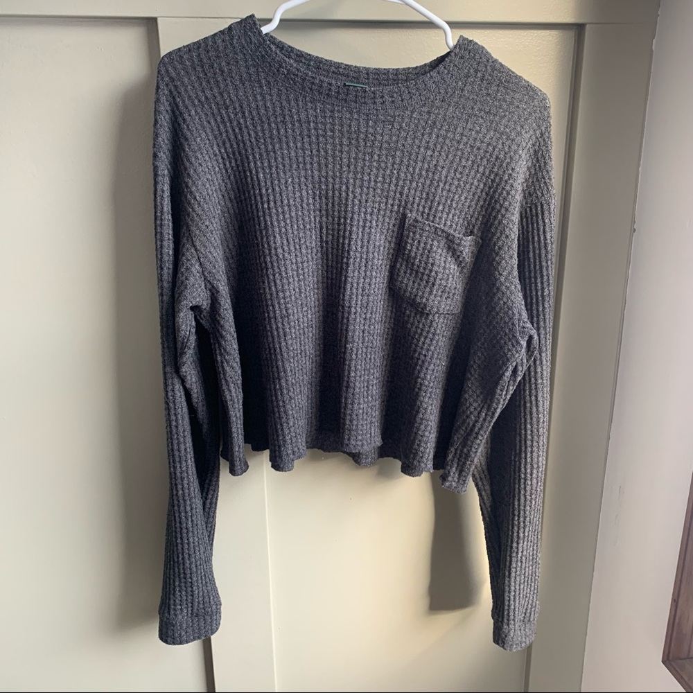 Waffle Knit Top